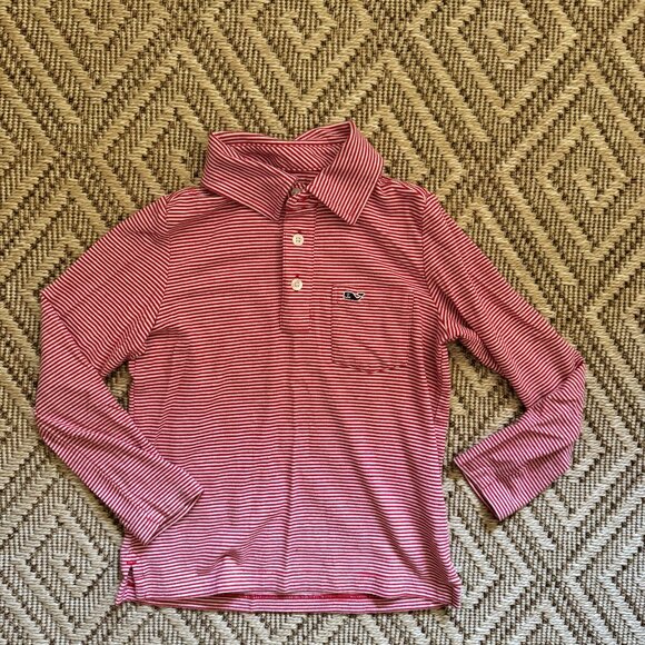 Vineyard Vines - long sleeve polo Boys Size 5. - Picture 1 of 3
